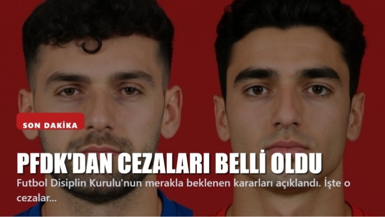 Kayserisporlu Abdulsamet Burak ve Berkan Aslan'ın Cezası Belli Oldu.