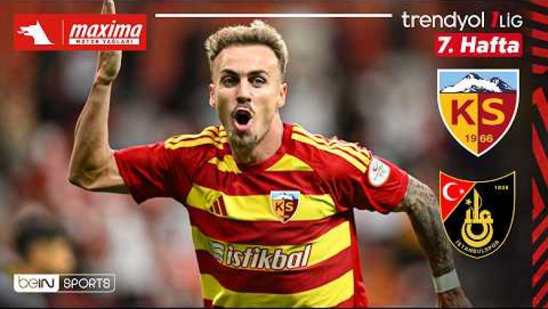 2026-2027 TFF 1.Lig Kayserispor 4-0 İstanbulspor Maç Özeti.