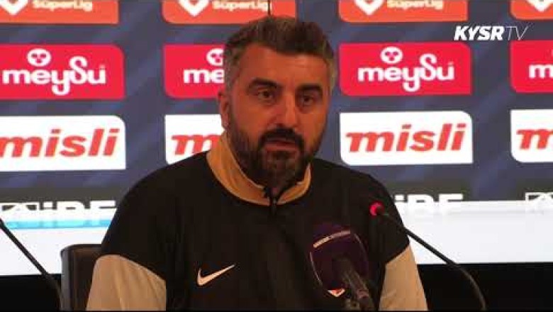 Kayserispor Teknik Direktörü Sinan Kaloğlu Gaziantep FK Maçı için Neler Dedi?