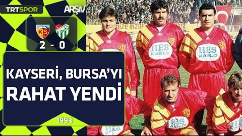 1993-1994 T.Kupası: Kayserispor 2-0 Bursaspor Maç Özeti