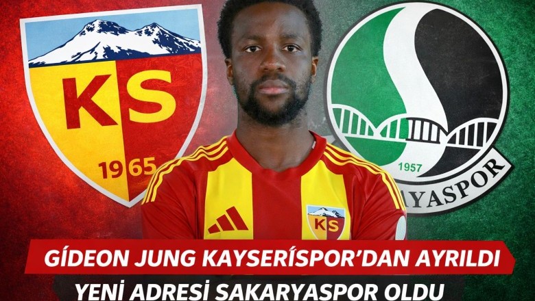 Kayserispor’da Gideon Jung ile yollar ayrıldı: Yeni adresi Sakaryaspor