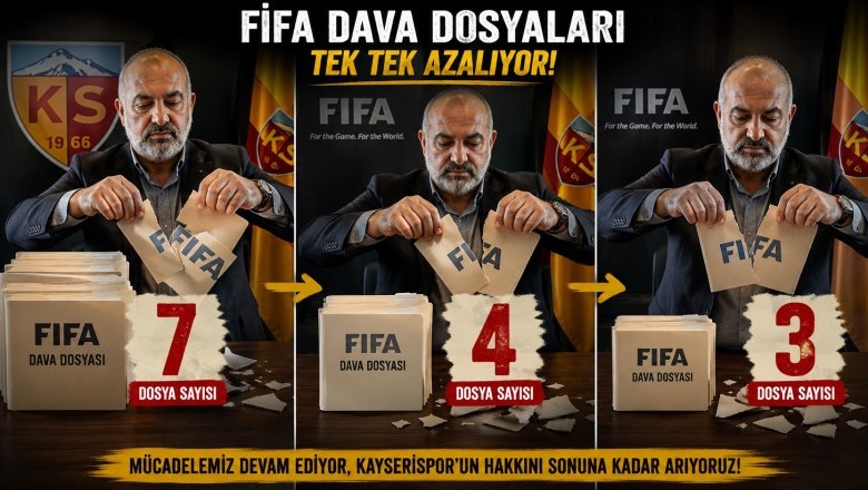 Kayserispor'da FİFA'daki Davalı Dosya Sayısı 2'e İndi.